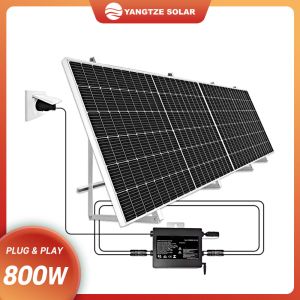 Mono Crystalline PV Plug And Play Solar System With String Inverter 800W