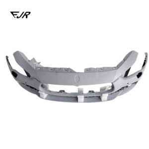 2013-2017 Ghibli Front Bumper With Headlight Spray Cap And Radar Hole Standard