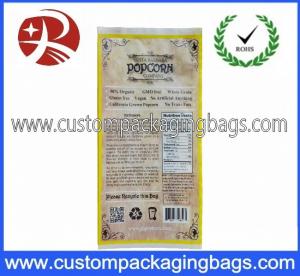 Printing Plastic Food Laminated Packaging Bags , Popcorn Food Bag