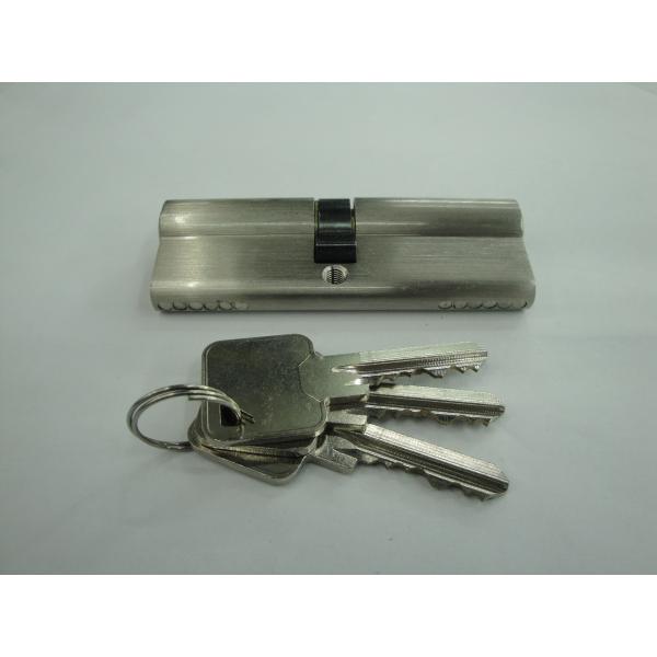 90mm(45*45) Euro Profile Double Brass Cylinder Lock with 3 brass normal keys SN