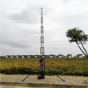 Portable Mobile 30ft Telescopic Self Supporting Antenna Towers