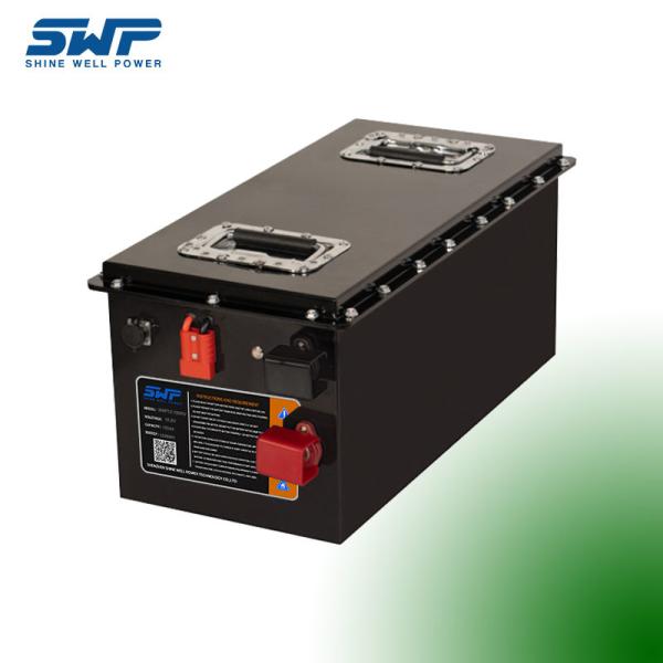 48V120Ah Powerful Motorhome battery Pack use LiFePO4 battery cells with long