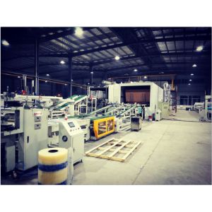 90deg Rotating Automatic UV Coating Machine For Cement Fiberboard