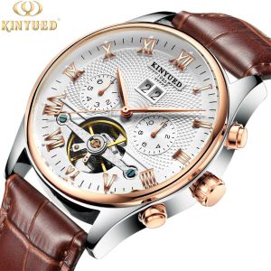 Charm 3ATM Mechanical Wrist Watch 20mm Wide Soft Leather Strap