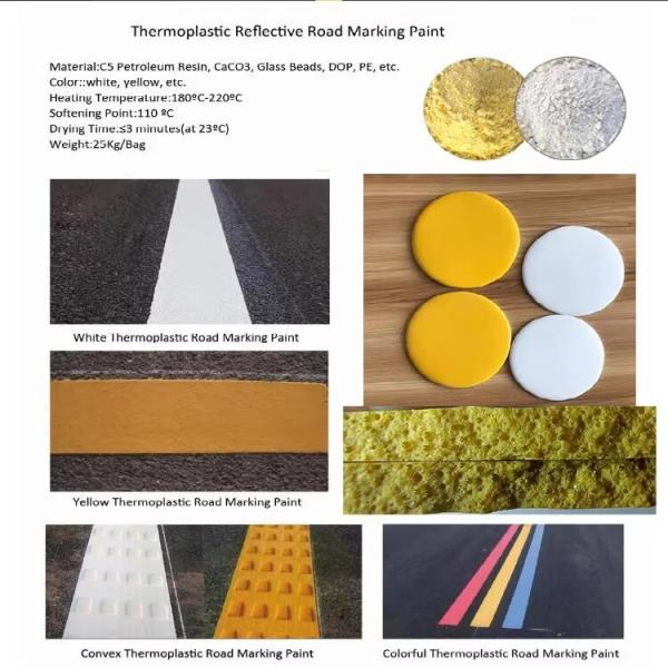 HUA QUN BS 3262 Thermoplastic Road Marking Paint For Highway