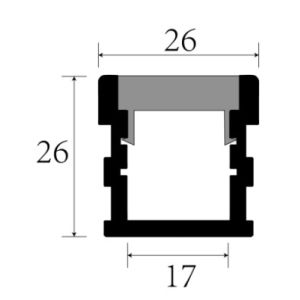 Ground LED Light Strips Compatible LED Floor Channel for Professional Look