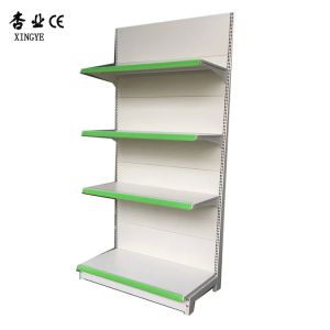Factory customized color size single side supermarket shelf display racks