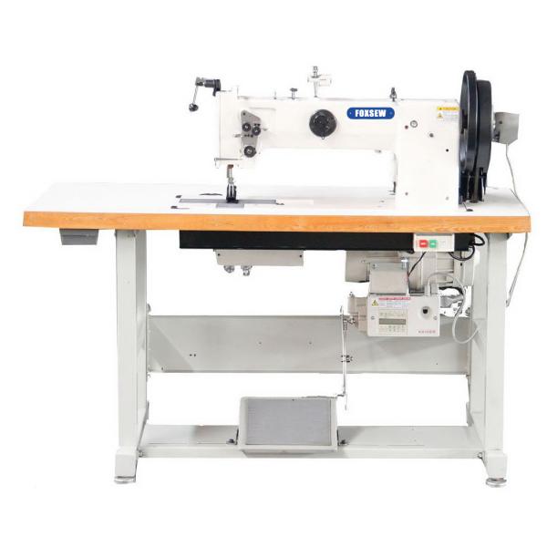Double Needle Compound Feed Walking Foot Heavy Duty Leather Sewing Machine
