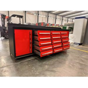 Powder Coating Finish Industrial Electronic Foldable Workbench with 5 Inch PU
