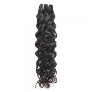 China Full Cuticle Brazilian Virgin Hair Bundles Loose Wave Hair Natural Black Color on sale