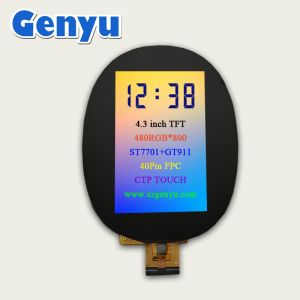 4.3 Inch TFT Touch Screen LCD Capacitive Touch Screen 480x800 Dots 40pin RGB