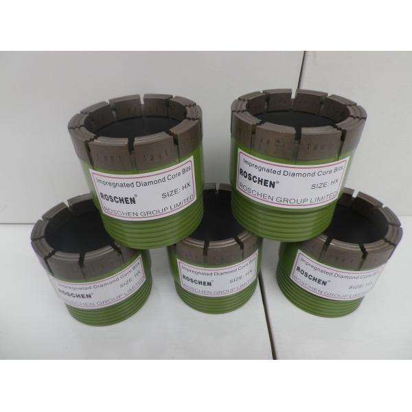 HX NX BX Diamond Core Drill Bits For Double Tube Core Barrel Exploration Core