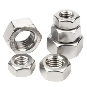 Silver Zinc Plated Steel Hexagonal Nuts Grade 4.8/8.8/10.9/12.9 for Industrial
