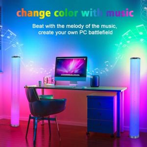 Custom Atmosphere Wifi App and Remote Control LED Floor Lamp for Smart Home