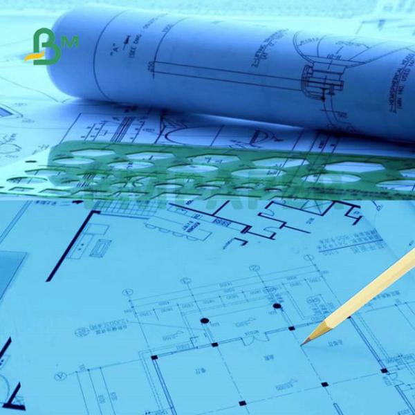 36“ x 150 feet 2" Core 80g Single - Sided Blueprint Paper Roll For Inkjet Printing 36“ x 150 feet 2" Core 80g Single - Sided Blueprint Paper Roll For Inkjet Printing