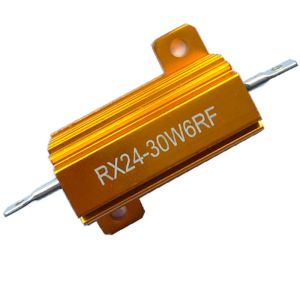 Wirewound Resistor 50w 10 Ohm 10rj RX24 Gold Aluminum Shell High Power Resistor