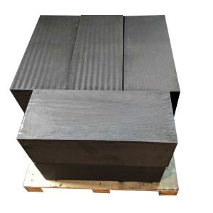 Isostatic graphite block for EDM electric discharge machining with high strength