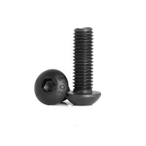 Carbon Steel Hex Bolts Grade 10.9 Bolt M8 Black Oxide Button Head Socket