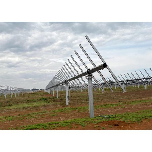 Quality PV Panel Ground Mounting System One Axis Tracker Solar Mounting Structure wholesale