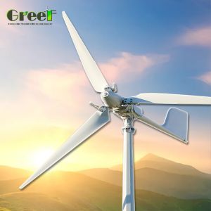 2.5m/s Cut-In Wind Speed Horizontal Shaft Wind Turbine 120-450VAC Option Voltage