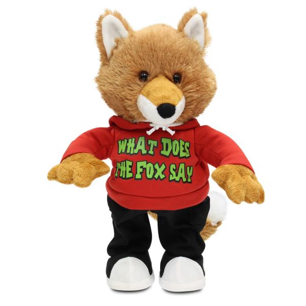 Quality 12 inch Music Plush Toys / Talking and walking Fox Plush Toy What Does The Fox Say wholesale