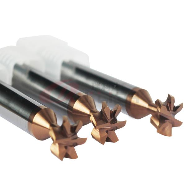 6 Flute End Mill Cutter Carbide T Slot Milling Cutter Custom Carbide End Mills