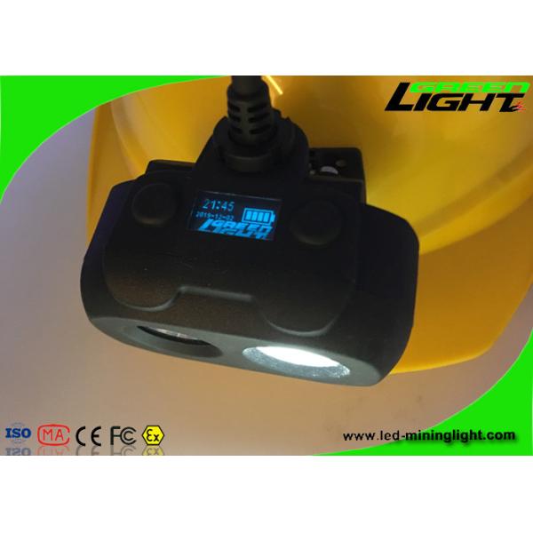 Dual Beam Rechargeable LED Headlamp IP68 Waterproof Light With Cree Led 15000lux