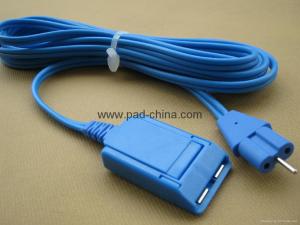 China medical cables, , Patient Plate cable neutral negative plate cable/ 8 shape ground pads on sale