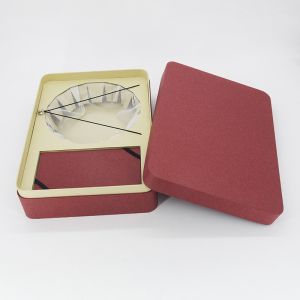 Custom Insert Padding Cardboard Paper Packaging Square Elegant Gift Box