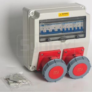 Syntax CX2 Wall Mounted Distribution Box 100AMP Three Phase Made in PC Electric