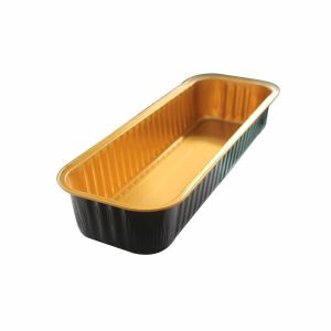 Disposable Rectangle Aluminum Foil Baking Pan for Fast Food and Baking Bread