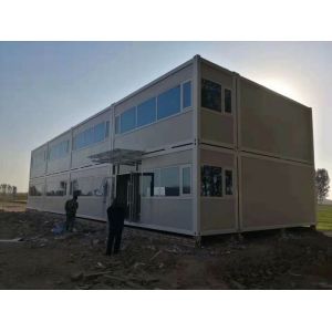Steel Frame Modified Shipping Containers / Painting Steel Container Homes