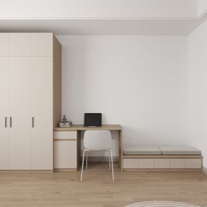 Support customization Modern Custom Low TV Cabinet And Desk Practical Living