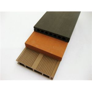 Solid Hollow WPC Composite Decking Skidproof Plastic Floors