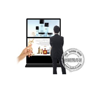 Promotional Sale Dual Lcd Wifi Digital Signage Kiosk, Ready Stock 60"+60" Floor