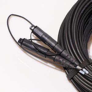 12/24F 30m Optitap H Connector MPO To LC Patch Cable