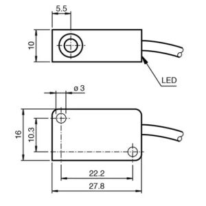 Pepperl+Fuchs NBB2-V3-E2-Y83903 Inductive Sensor | 2mm Range, 10-30V DC, IP67,
