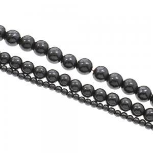 Cheap Natural Black Magnetic Hematite Jewelry , Magnetic Necklace Jewelry Permanent Type for sale