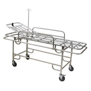 China Patient Transfer Separate Type 160Kg Stainless Steel Stretcher Trolley on sale