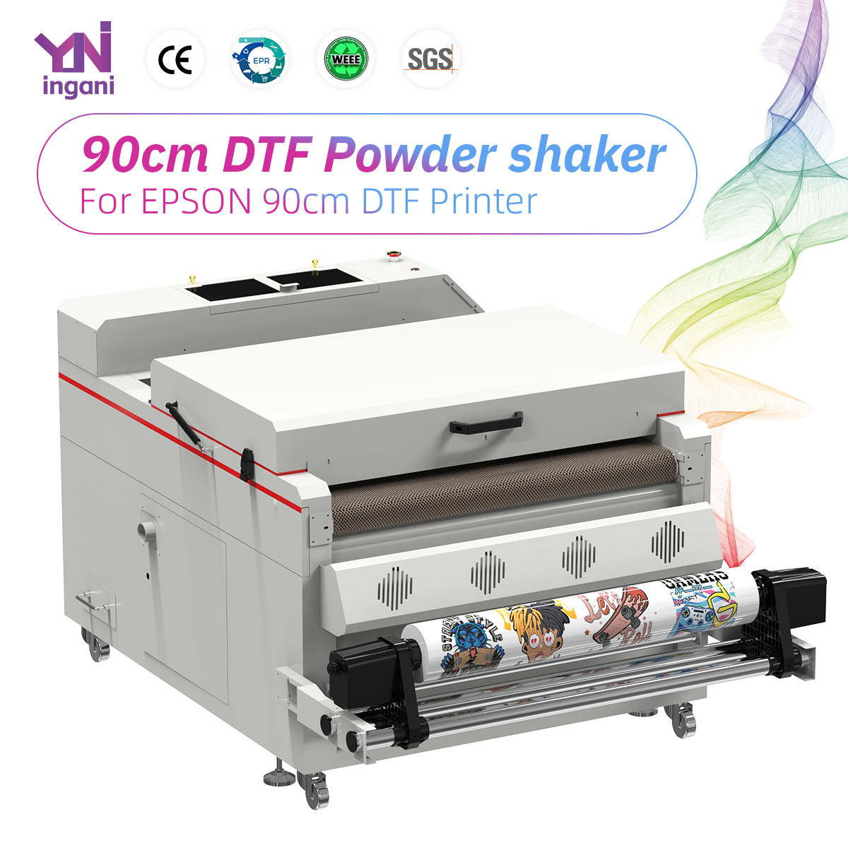 Upgrade 90cm DTF Shaker Dryer Machine For 90cm Epson DTF printer