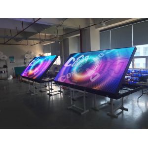 P6 RGB Monument LED Signs Wireless Connection With Front Opening Cabinet