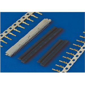 Home Appliances 1.25mm Pitch Wire To Board Power Connectors PA66 Black 02p To