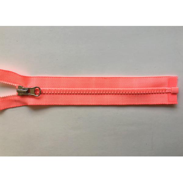 Personality Teeth Replacement Coat Zippers , Open End Invisible Zipper With