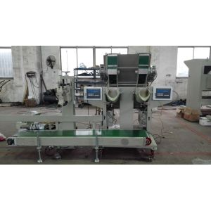 Professional Gravel / Marble Semi Automatic Bagging Machine With Conveyor Belt