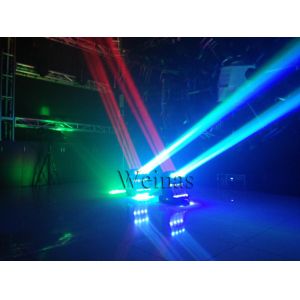 LED Fancy Phantom Beam Moving Head Light RGBW Color Mixing Stage Effect 30W