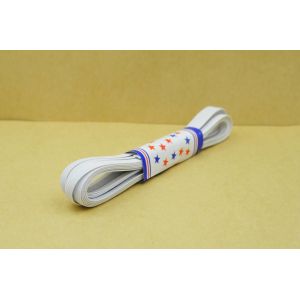 3mm White Black Knitted Braided Elastic Band High Elasticity