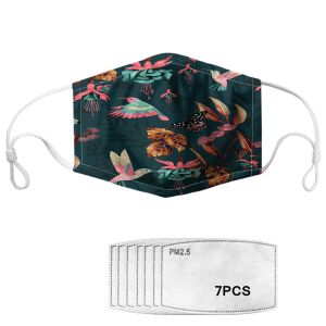 Floral Printing Reusable Face Mask For Virus Protection
