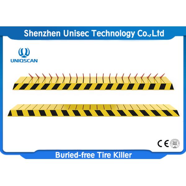 Automatic Electronic Hydraulic Traffic Control Spikes , Buried Free Spiked Road Barrier