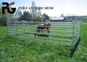 China Hot Dipped Galvanized Cattle Yard Panel , Farm Metal Horse Fence Panels on sale