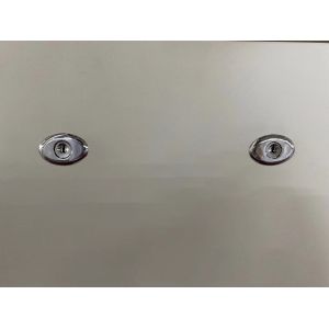 High Quality Double Glass Door Pharmacy and Lab Refrigerator With LED Interior